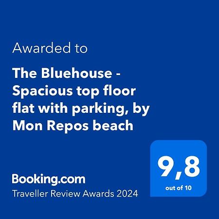 The Bluehouse - Spacious Top Floor Flat With Parking, By Mon Repos Beach Corfu  Eksteriør bilde